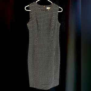 Calvin Klein, black & white dress, size 2